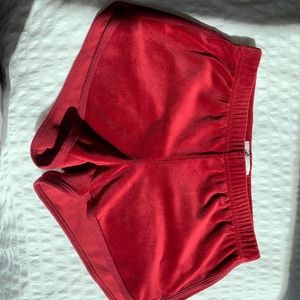 Red velvet XS Hollister shorts